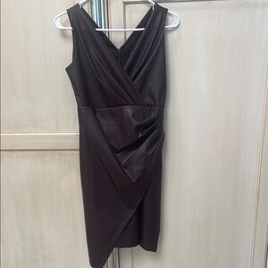 GUESS Faux Leather Sleeveless Dress